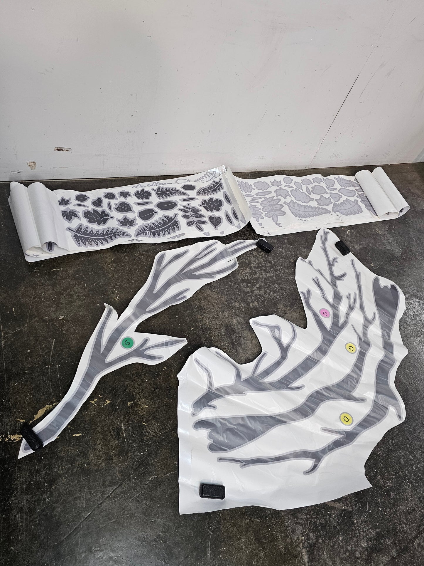Autocollants muraux de branches et de feuillages