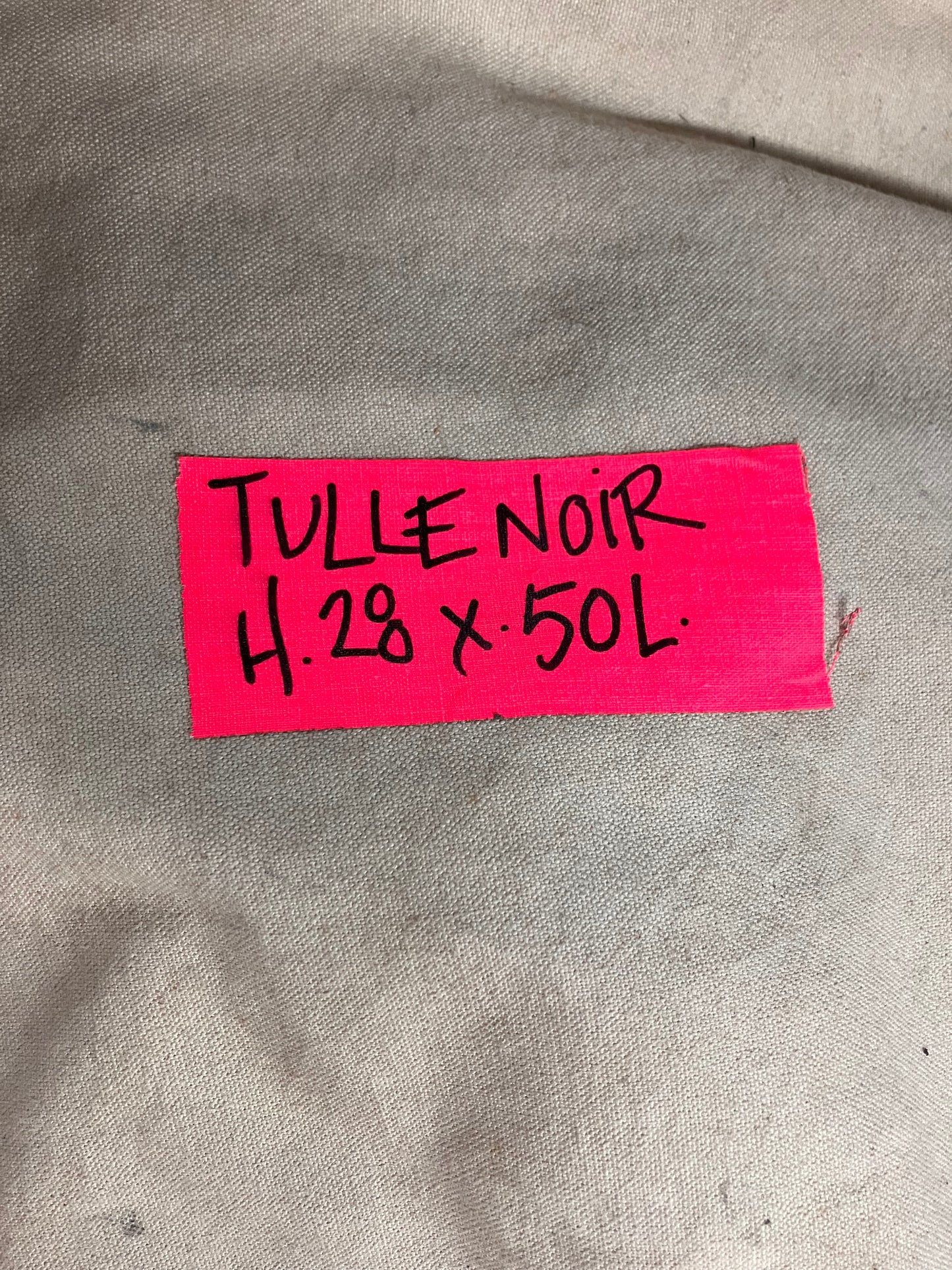 Tulle - Noir 28' X 50'