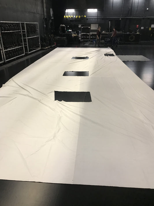 Grande toile de projection