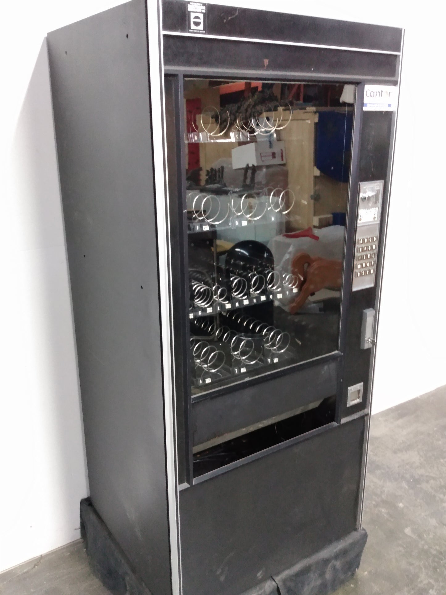 Machine distributrice sur roulette