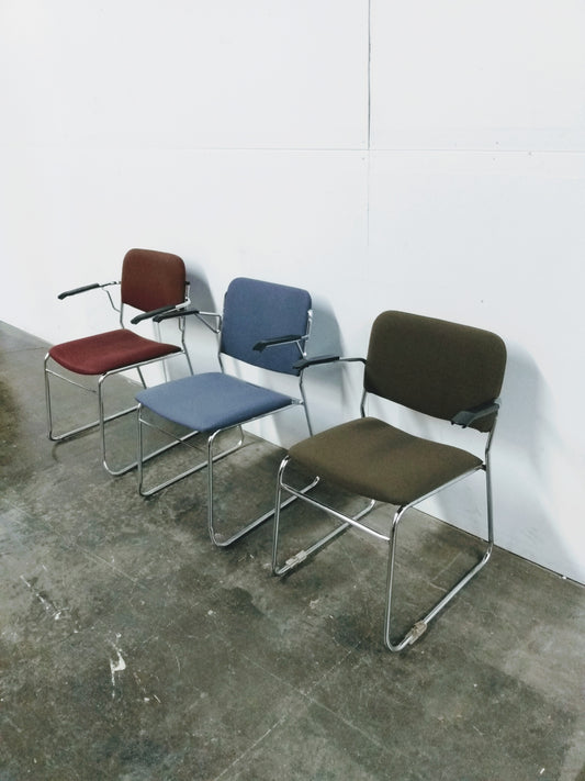 Chaise visiteur chromées