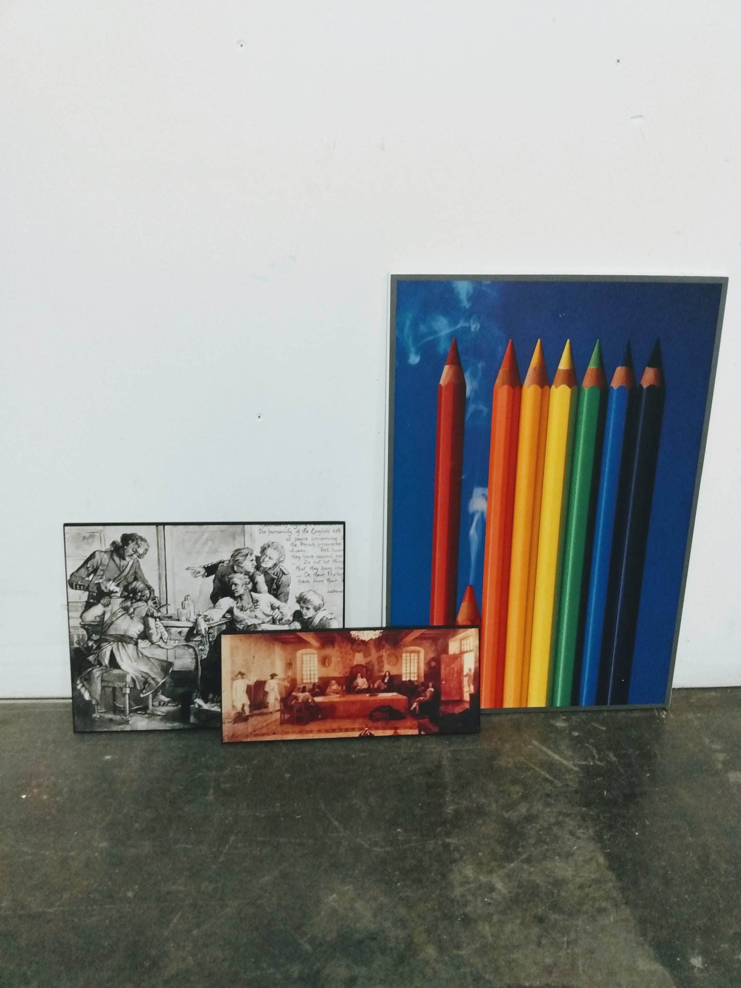 Lot de cadres et laminés variés