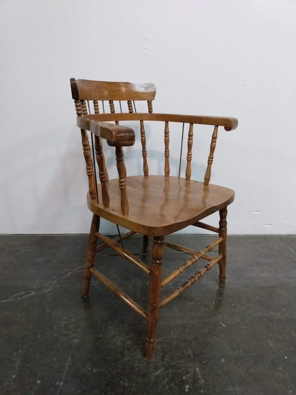 Chaise capitaine en bois