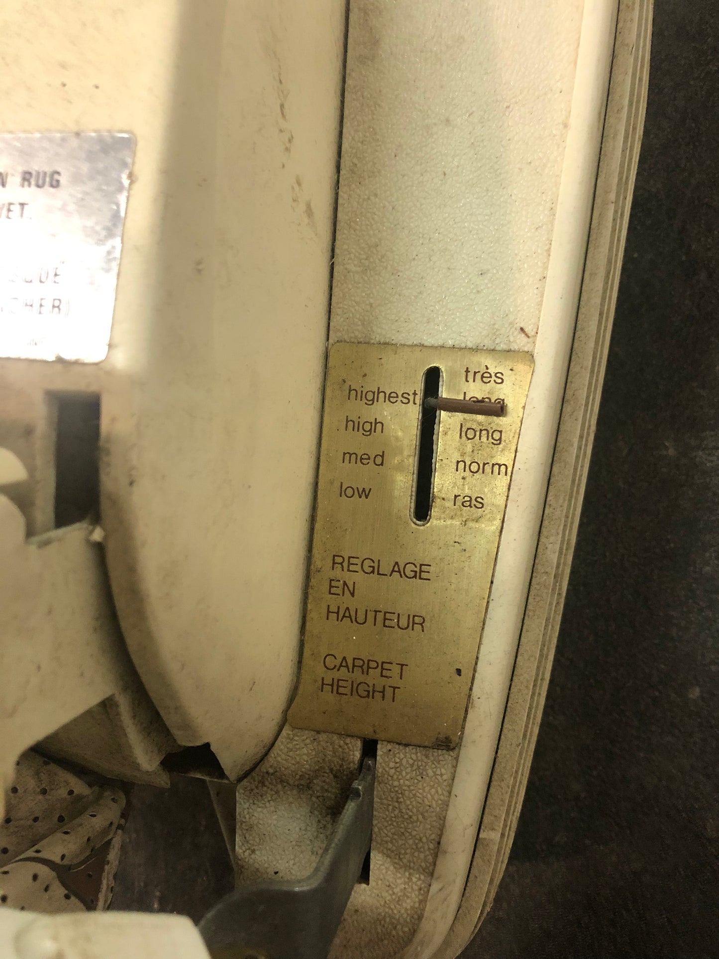 Aspirateur Vintage Kenmore Adjustable Beater Brush