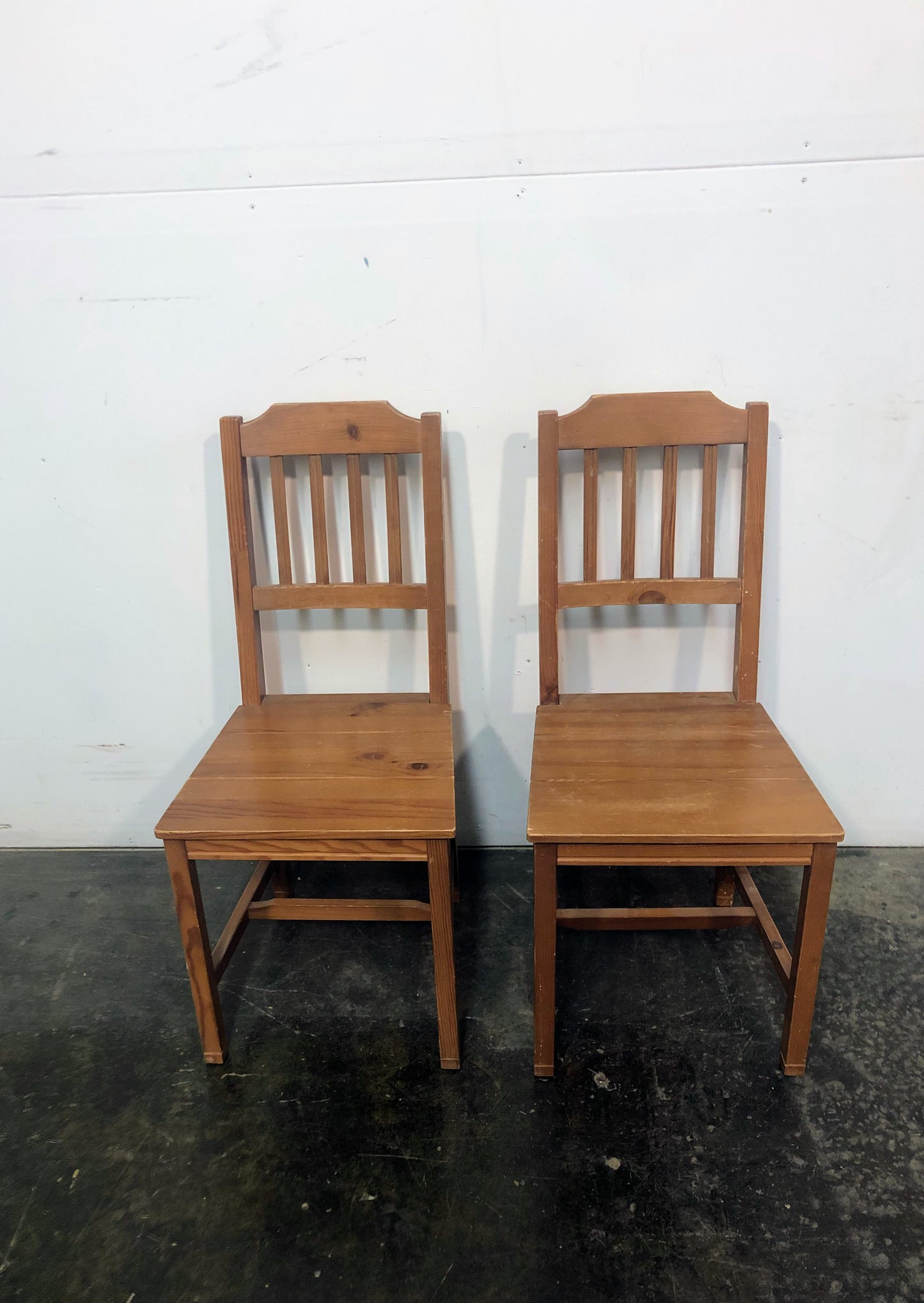 Chaises de cuisine en bois