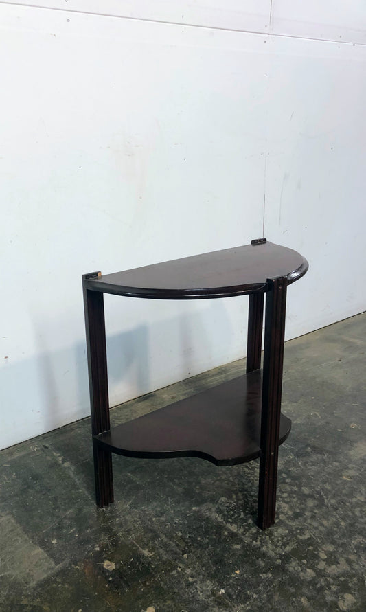 Table d'appoint en demi lune