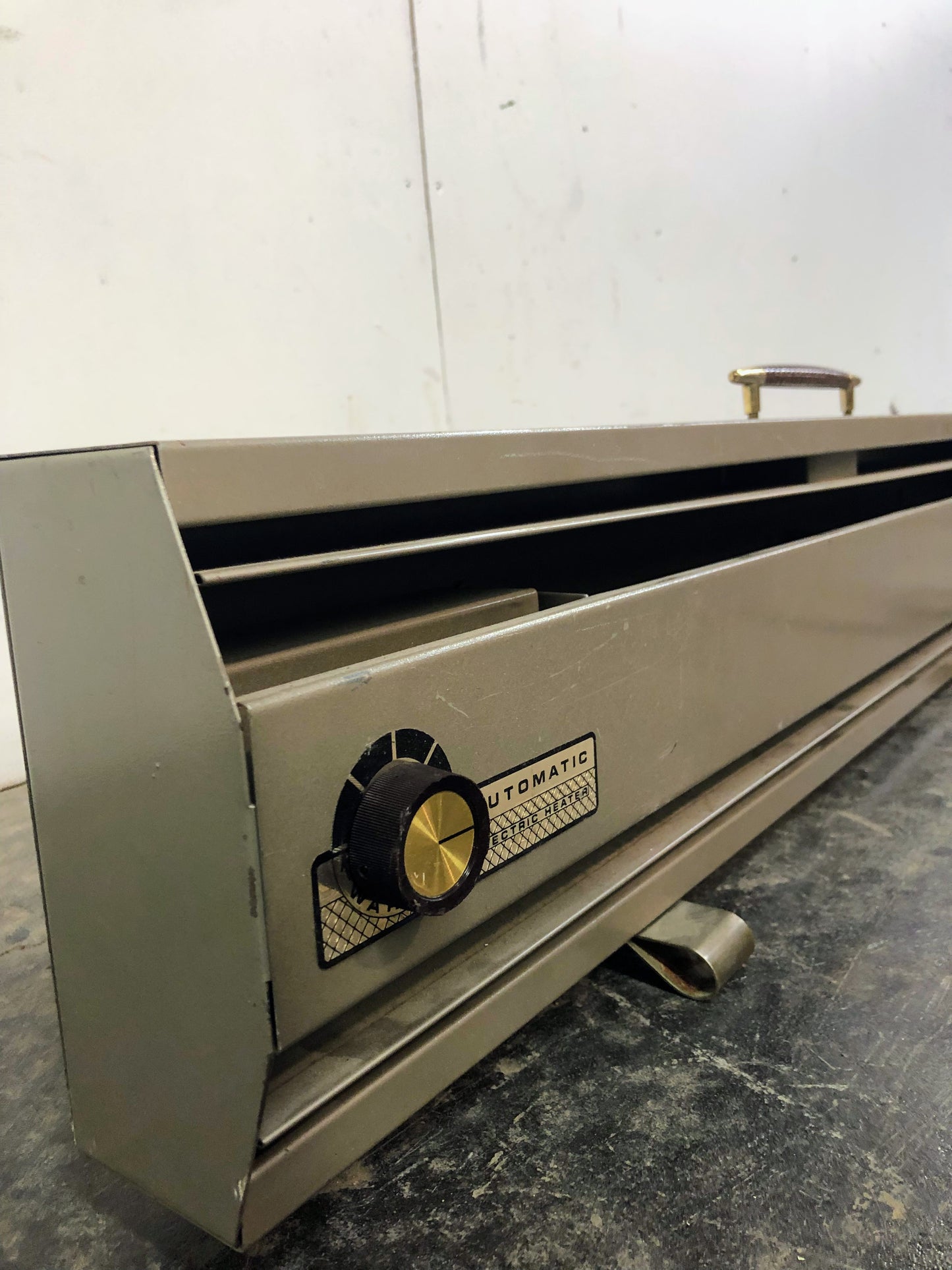 Plinthes de chauffage portatives vintage