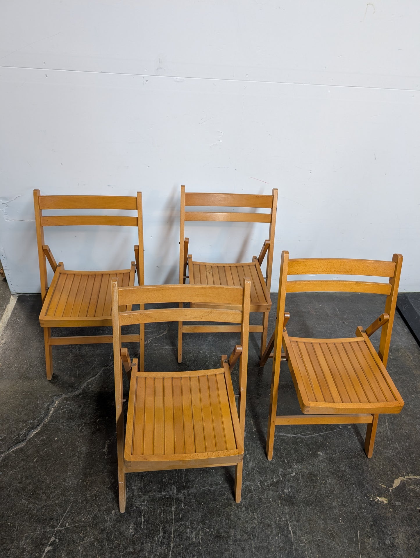 Chaise pliante en bois