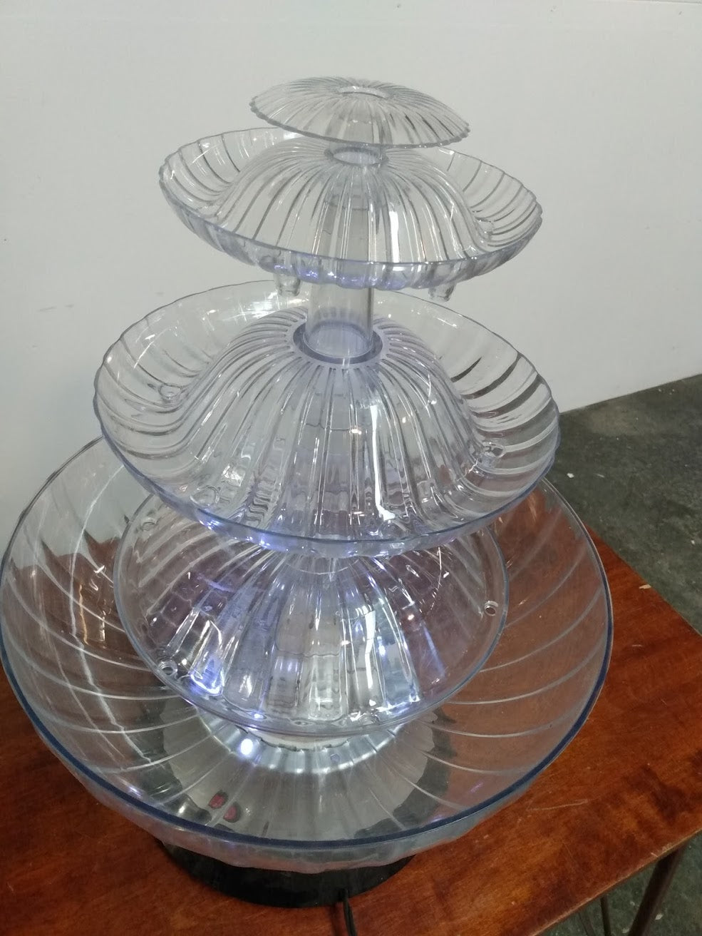 Fontaine à punch à trois niveaux