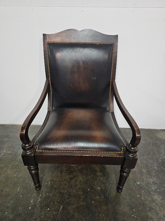 Fauteuil en cuir