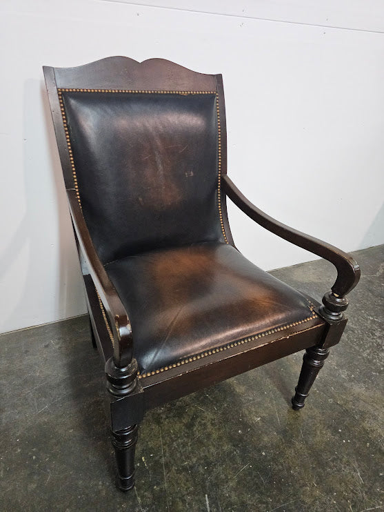 Fauteuil en cuir