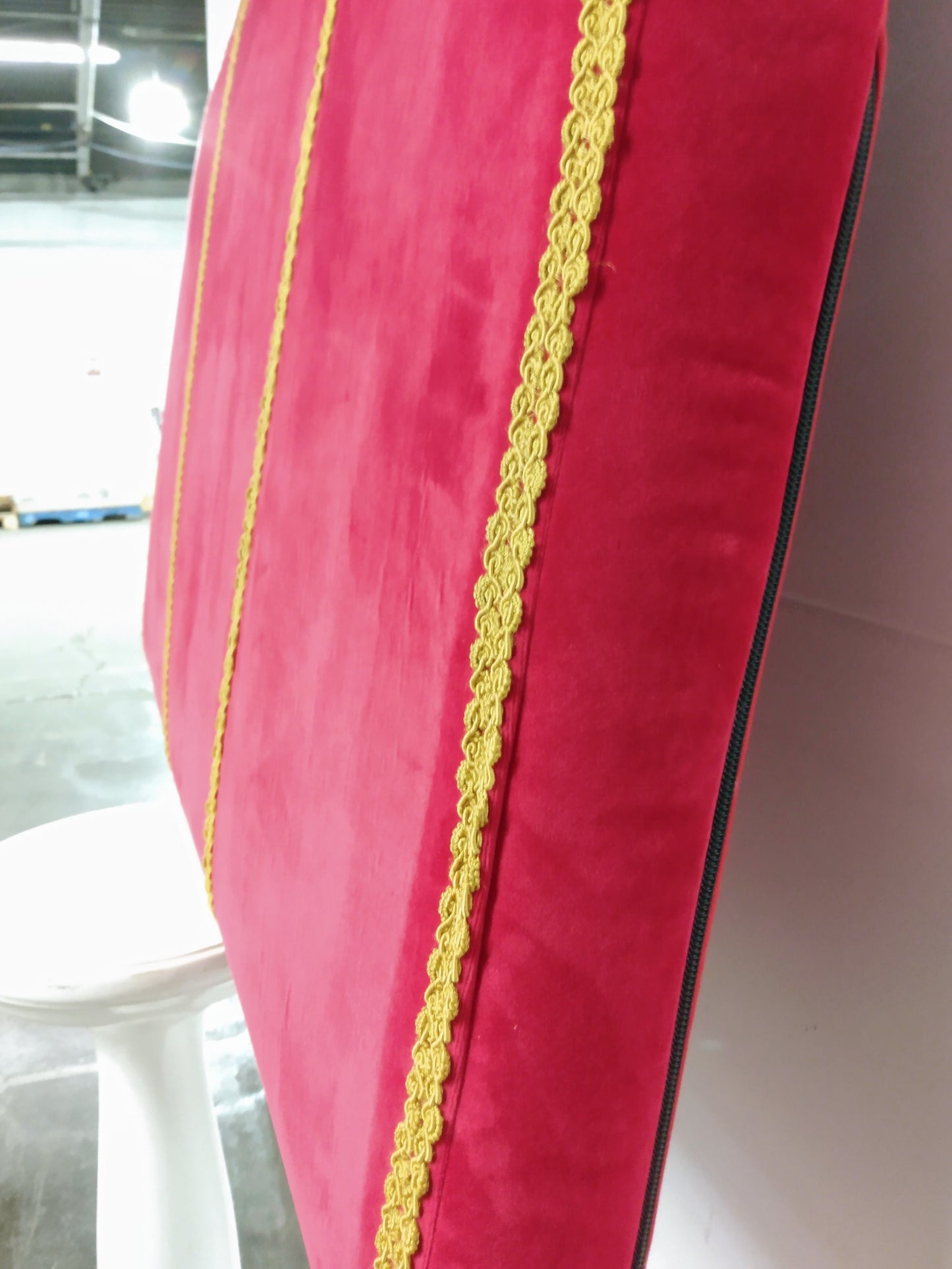 Coussins rouges