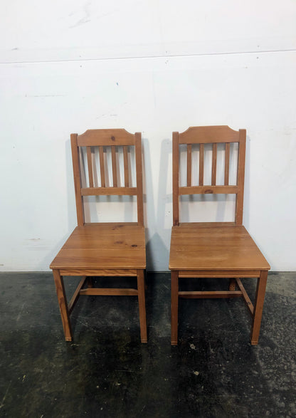 Chaises de cuisine en bois