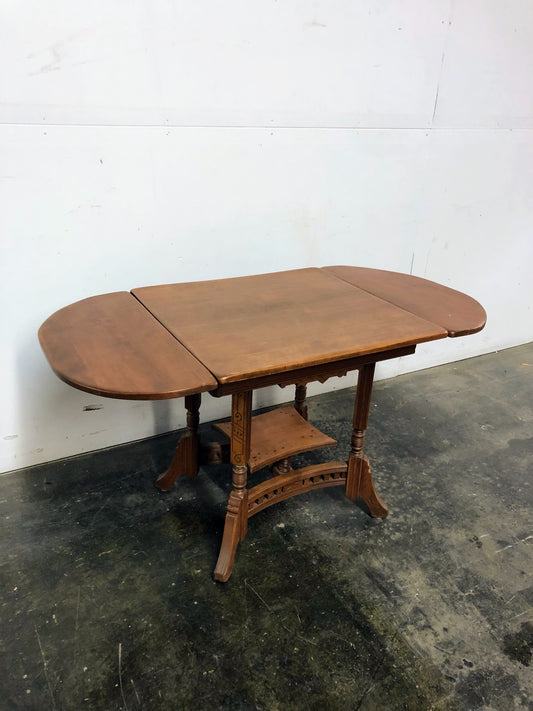 Table ancienne en bois à battants