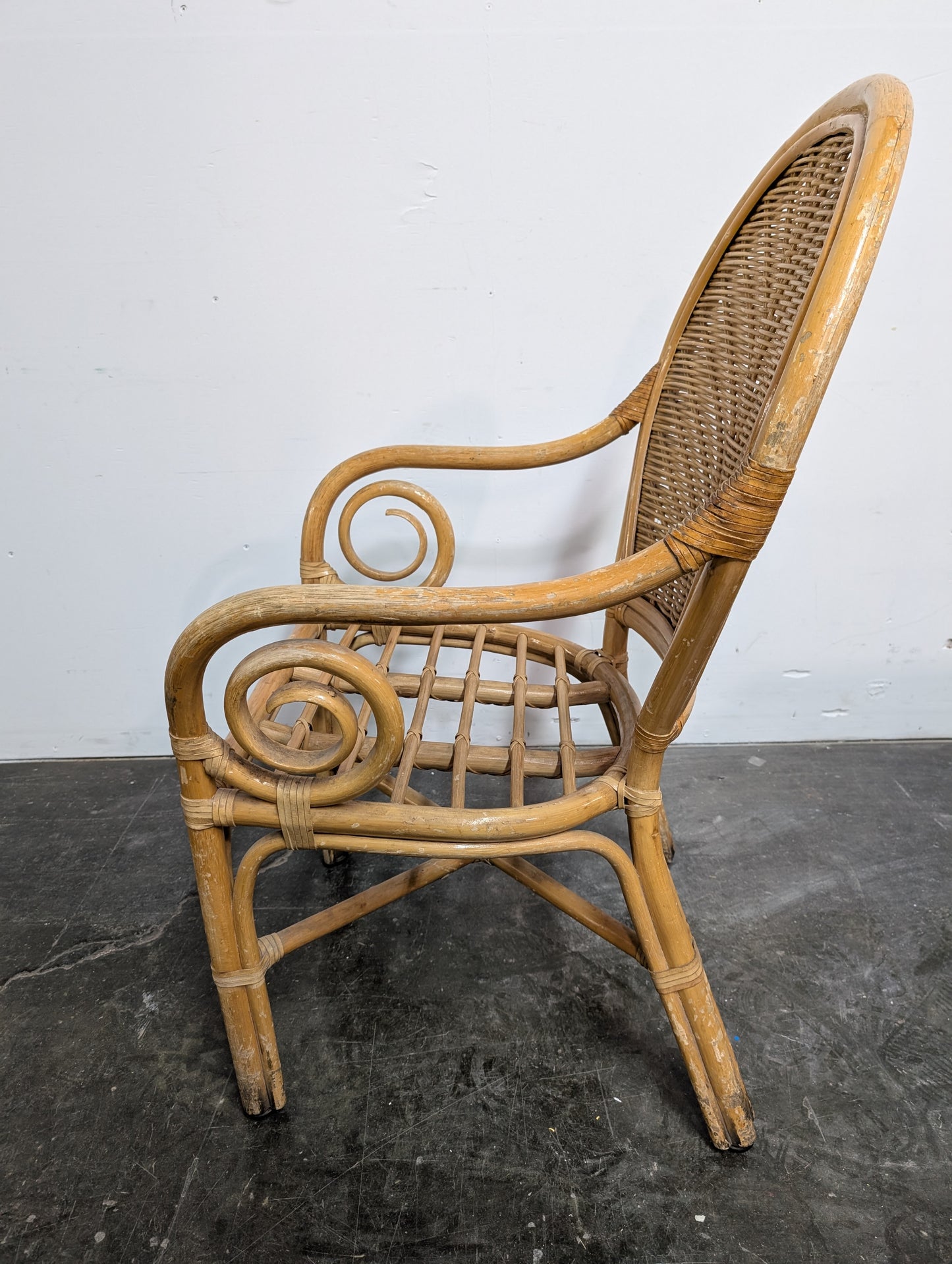 Fauteuil en rotin