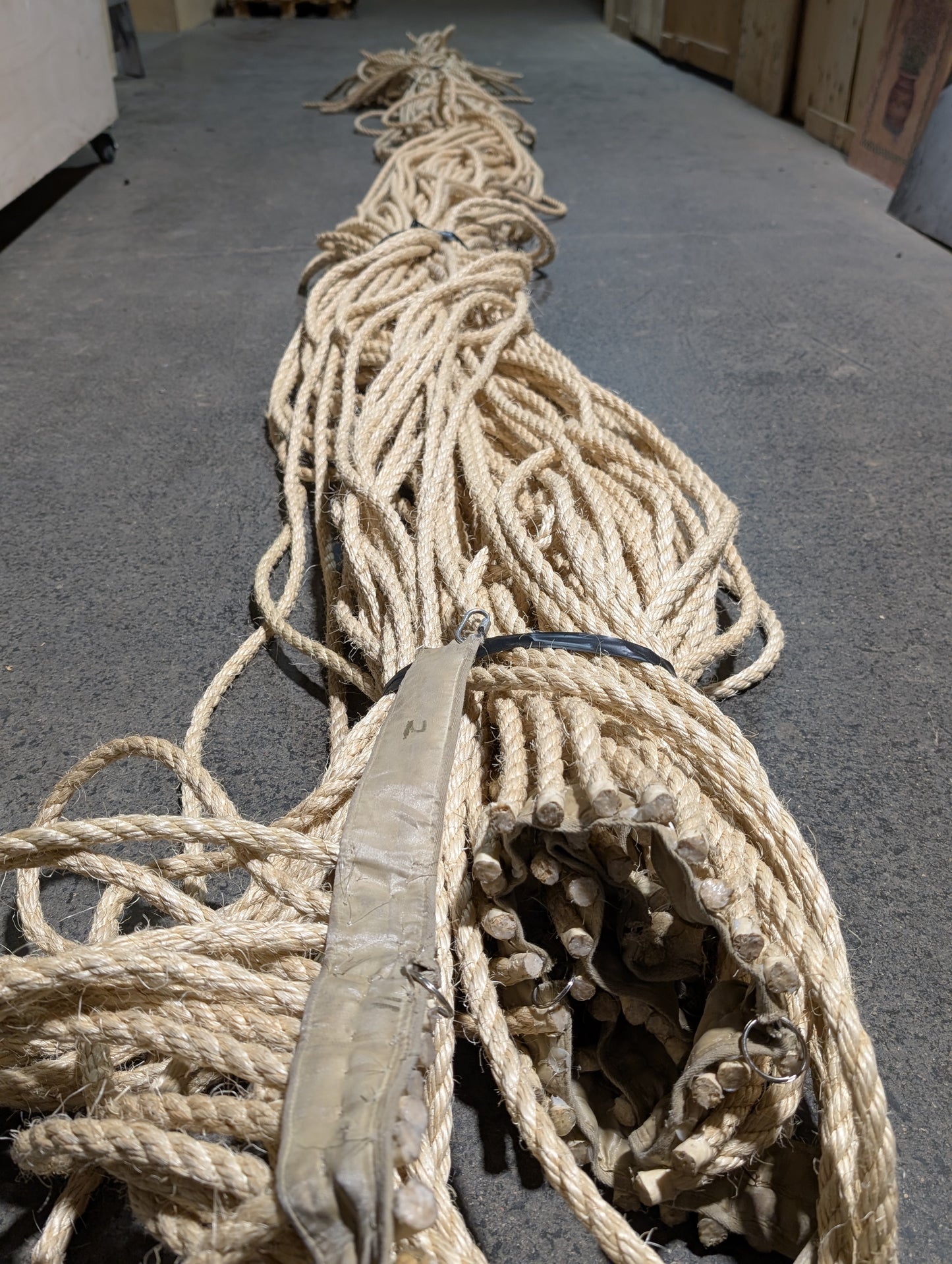 Rideaux en corde de manille