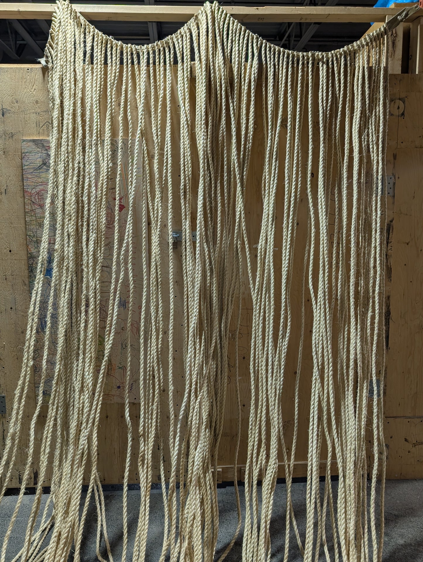 Rideaux en corde de manille