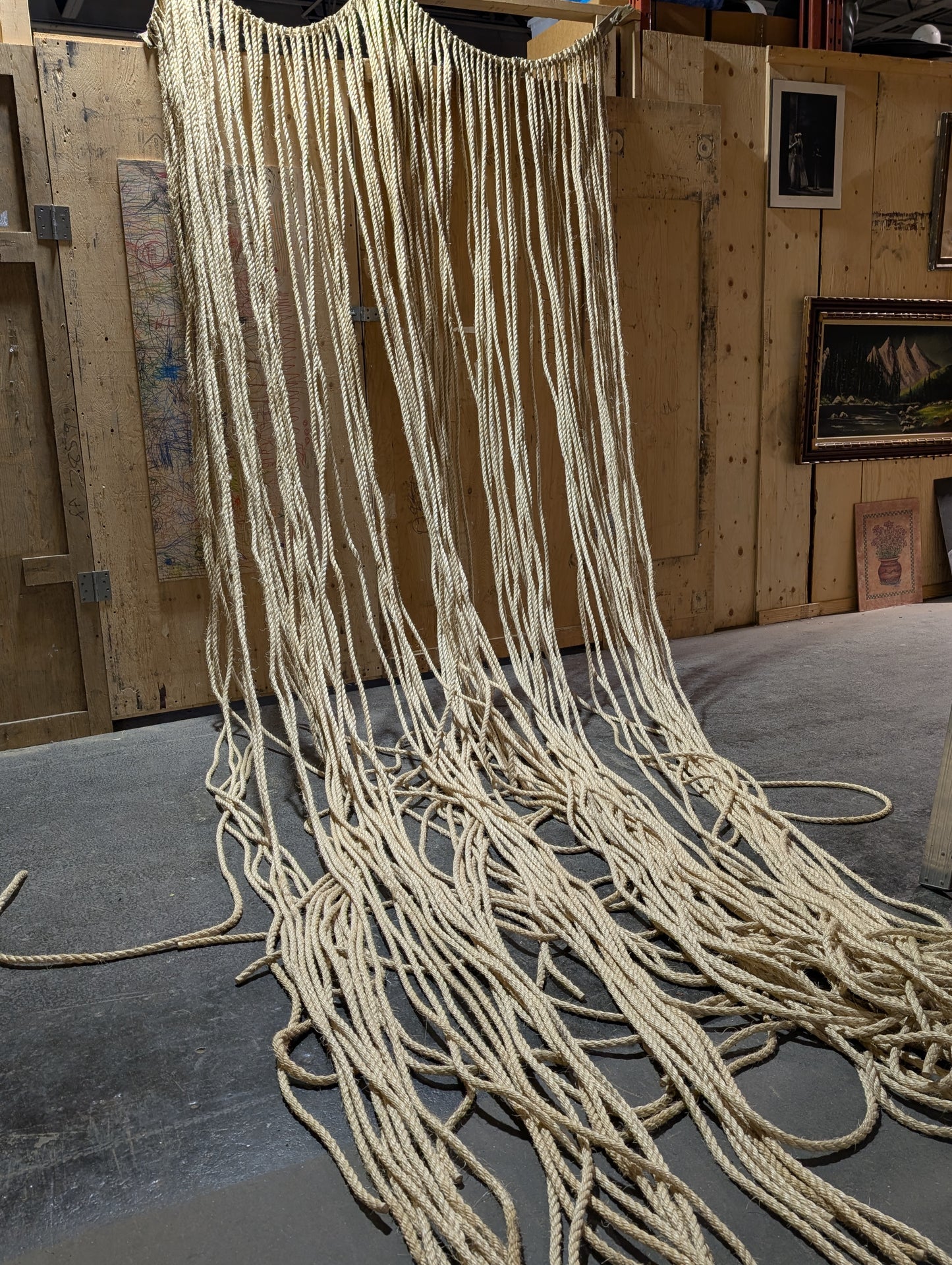 Rideaux en corde de manille