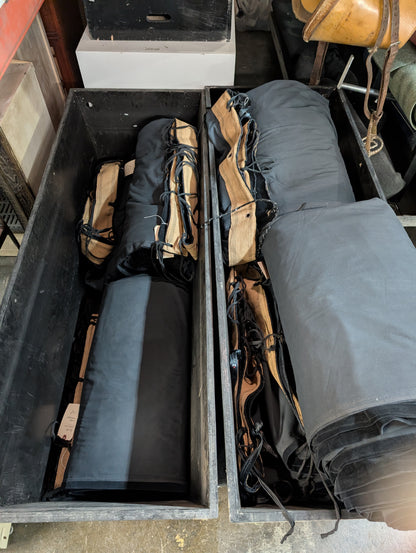 Rideaux de scène - Pendrillons noirs