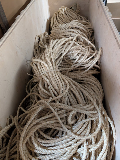 Rideaux en corde de manille