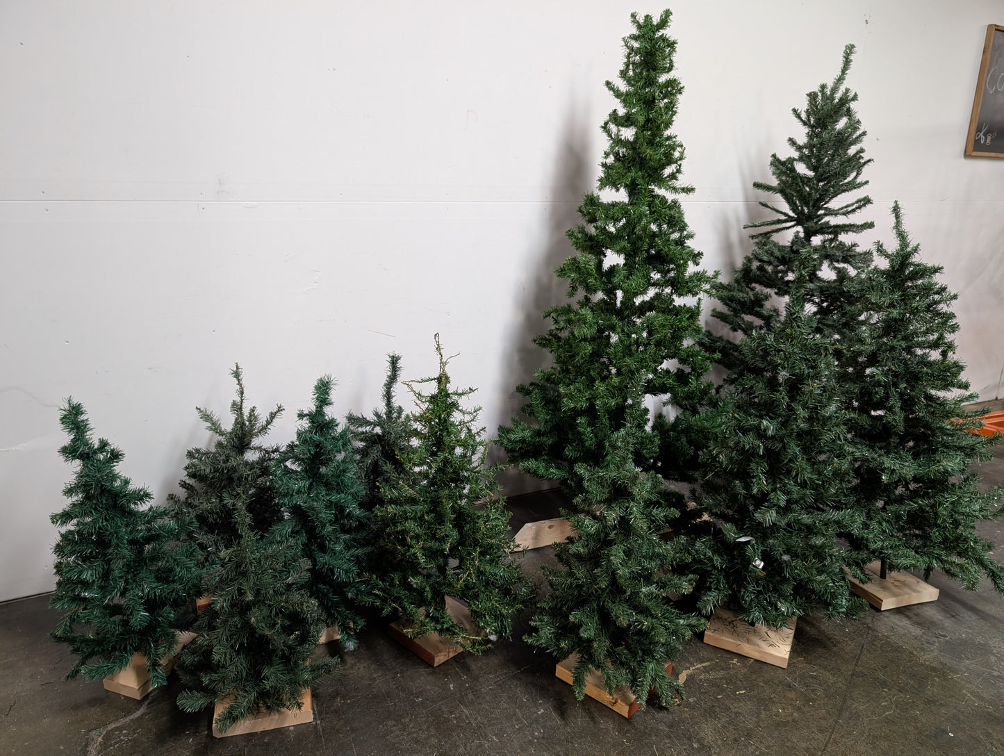 Sapins artificiels