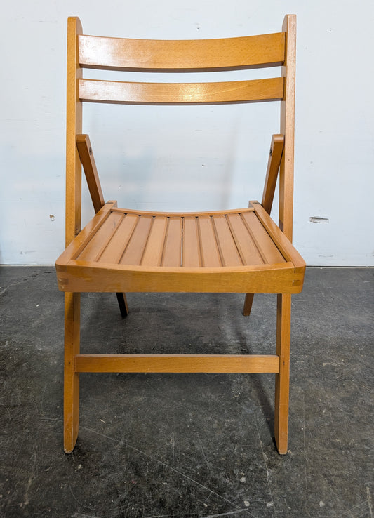 Chaise pliante en bois