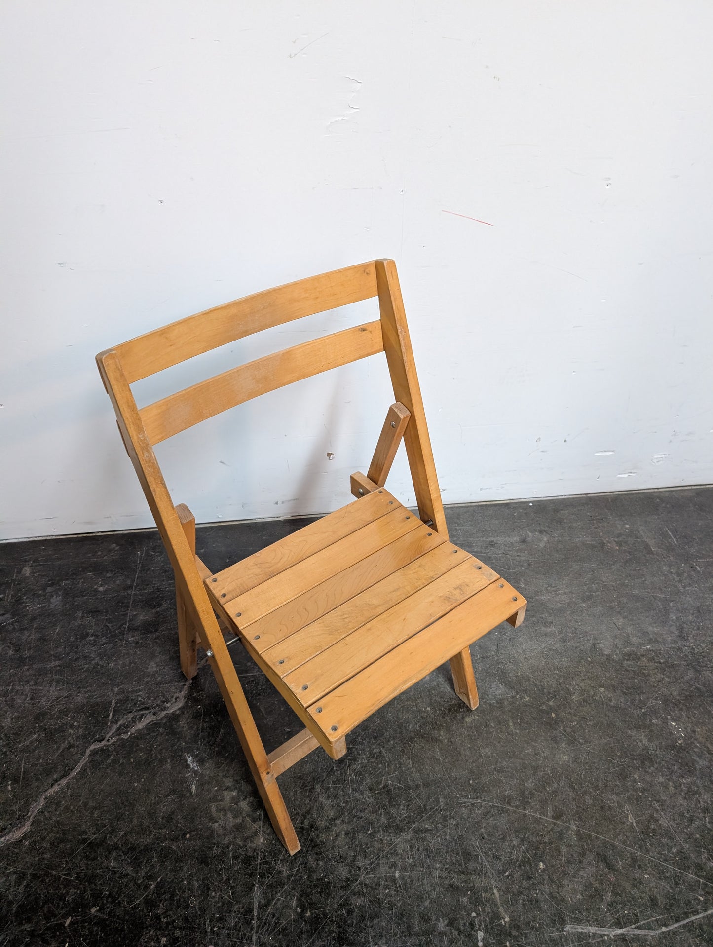 Chaise pliante en bois