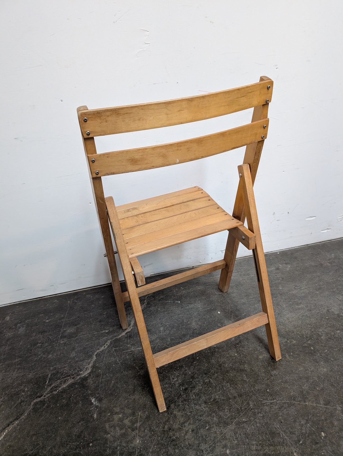 Chaise pliante en bois