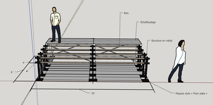 Module de barres de danse