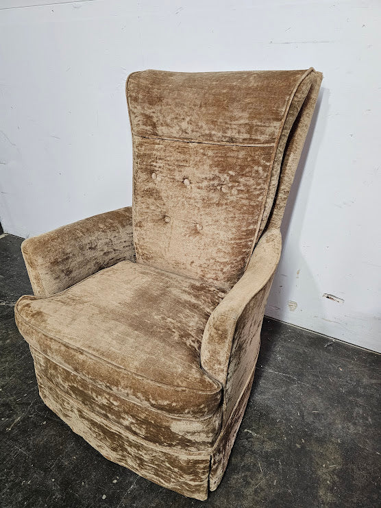 Fauteuil en velours