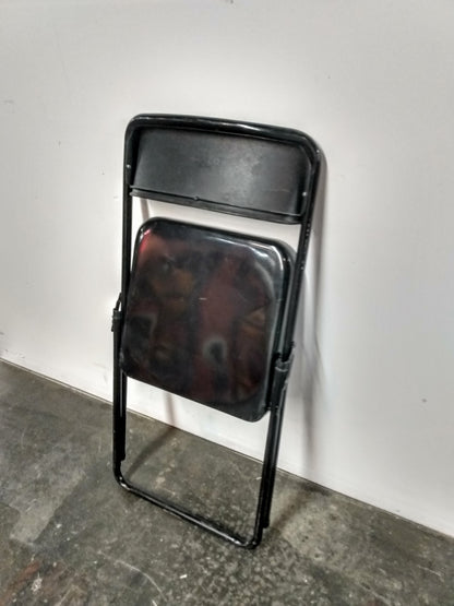 Chaise pliante noire